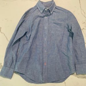 Linen boys dress shirt